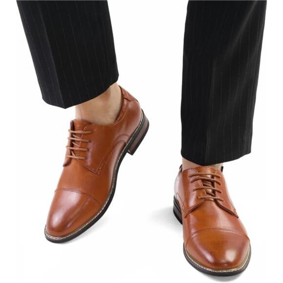 Men\'s Dress Shoes Formal Business Classic Lace Up Wingtip Oxford Shoes main image 4